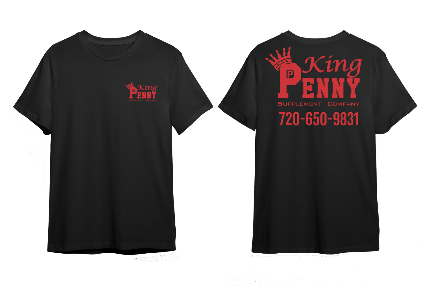 King Penny's Supplement Company T-shirt